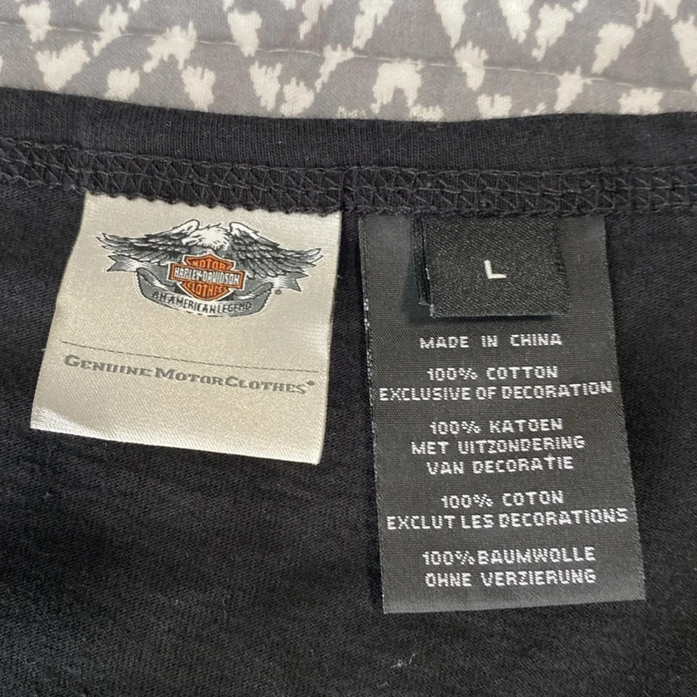 ⚡️Last days! Harley Davidson Black Long Sleeve Tee L - Picture 7 of 7